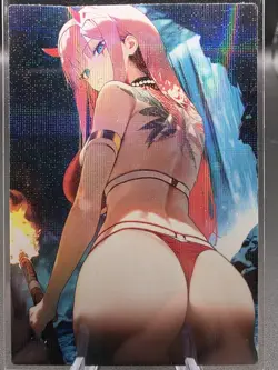 Zero Two Darling In The Franxx Anime Waifu Card Doujin ACG Goddess Holo - Image 1