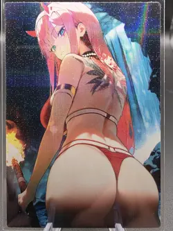 Zero Two Darling In The Franxx Anime Waifu Card Doujin ACG Goddess Holo - Image 2