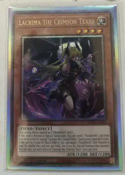 Yugioh Lacrima The Crimson Tears ROTA-EN014 Quarter Century Secret 1st Ed NM - Image 1