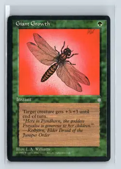 GIANT GROWTH - MTG Magic the Gathering Card - Ice Age - Common - Image 1