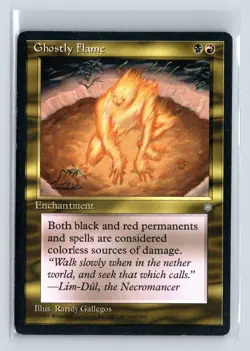 GHOSTLY FLAME - MTG Magic the Gathering Card - Ice Age - Rare - Image 1