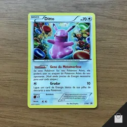 Ditto XY40 XY Promo Holo Cosmos Swirl Pokemon Card Rare 2013 Brazilian SP LP - Image 1
