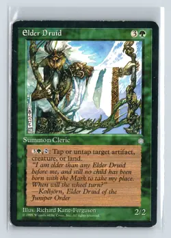 ELDER DRUID - MTG Magic the Gathering Card - Ice Age - Rare - Image 1