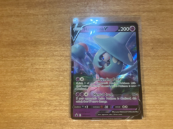 Pokemon Card Sword & Shield Black Star Promo SWSH055 Hatterene V NM 2020 - Image 1