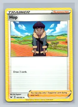 Hop #165/202 SWSH01: Sword & Shield Base Set Uncommon - Pokemon Card D34 - Image 1