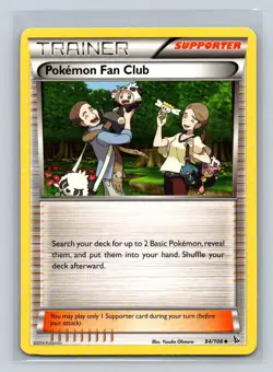 Pokemon Fan Club #94/106 XY: Flashfire Uncommon - Pokemon Card D34 - Image 1