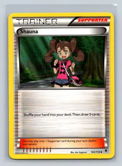 Shauna #104/119 XY: Phantom Forces Uncommon - Pokemon Card D34 - Image 1