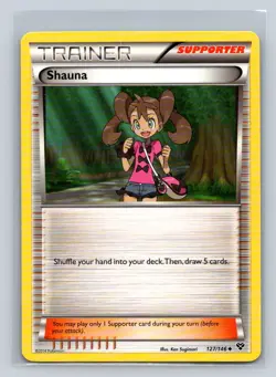 Shauna #127/146 XY Base Set Uncommon - Pokemon Card D34 - Image 1