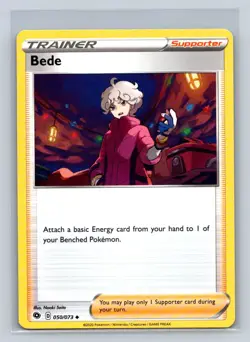 Bede #50/73 Champion's Path Uncommon - Pokemon Card D34 - Image 1