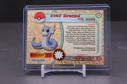 Pokemon Topps Chrome Holo Foil Dratini #147 Blue Logo Animation Series - Image 2