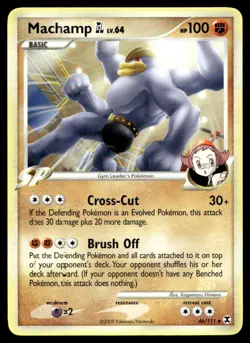 Machamp GL Rising Rivals Uncommon 46/111 2009 Pokemon TCG - Image 1