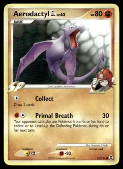 Aerodactyl GL Rising Rivals Common 55/111 2009 Pokemon TCG - Image 1