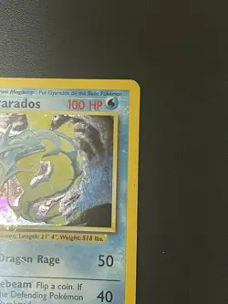 Pokemon TCG Gyarados Base Set 6/102 Holo 1999-2000 Wizards Base Set Copyright... - Image 5