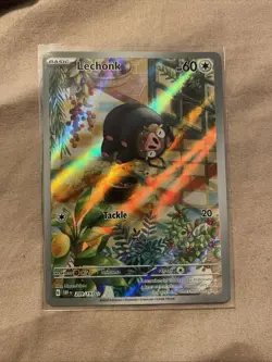Pokemon Lechonk Obsidian Flames Illustration Rare Holo 209/197 60 HP - Image 1