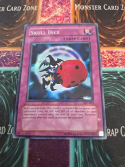 Yugioh Skull Dice EDS-003 Prismatic Secret Rare Unlimited NM/LP - Image 1