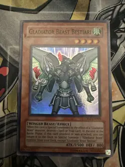 Gladiator Beast Bestiari CP07-EN004 Super Rare LP yugioh - Image 2