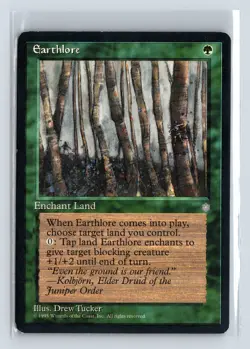 EARTHLORE - MTG Magic the Gathering Card - Ice Age - Common - Image 1
