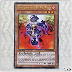 Brotherhood of the Fire Fist - Spirit - CBLZ-EN098 - Rare 1st Edition Yugioh - Image 1