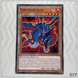 Evolsaur Lios - DUNE-EN018 - Common 1st Edition Yugioh - Image 1