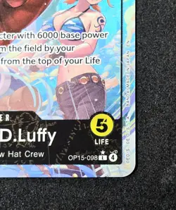 One Piece Monkey.D.Luffy (OP15-098) (Alternate Art) Adventure on Kami's Island. - Image 4
