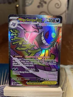 Pokemon Mega Gengar EX 269/217 Full Art Holo 350 HP Void Gale Stage 2 Card - Image 1