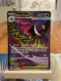 Pokemon Mega Gengar EX 269/217 Full Art Holo 350 HP Void Gale Stage 2 Card - Image 3