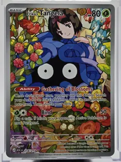 Erika's Tangela Pokemon TCG Full Art Holo Card 218/217 Ability 80 HP - MINT - Image 2