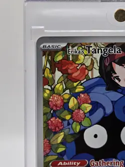 Erika's Tangela Pokemon TCG Full Art Holo Card 218/217 Ability 80 HP - MINT - Image 3