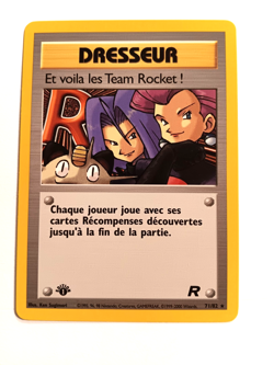 POKEMON DRESSEUR FRENCH TEAM ROCKET 1ST EDITION CARD 71/82 - Image 1
