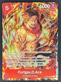 Portgas.D.Ace (Illustration Box Vol.5) ST15-005 One Piece Promotion Cards Foil - Image 1
