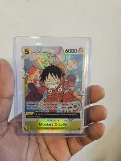 Monkey.D.Luffy OP07-109 Alternate Art One Piece Card Game NM - Image 1