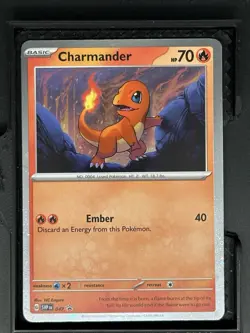 Charmander - 047 (Cosmos Holo) 047 Sv: Scarlet & Violet Promo Cards Holo - Image 1