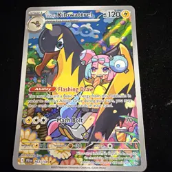 Pokemon TCG Iono's Kilowattrel Card Journey Together IR 163/159 - Image 1