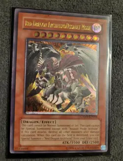 Yu-Gi-Oh Holo Rare Dragon 4-Card Lot Armed Dragon LV10 Cyber Dragon Overdragon - Image 3