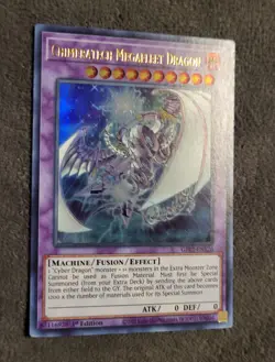 Yu-Gi-Oh Holo Rare Dragon 4-Card Lot Armed Dragon LV10 Cyber Dragon Overdragon - Image 5