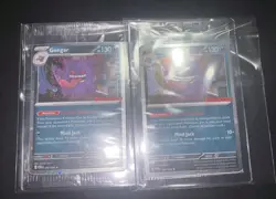 2x Tongue Swirl Pokemon Gengar GameStop Promo Stamped Card English SEALED - Image 1