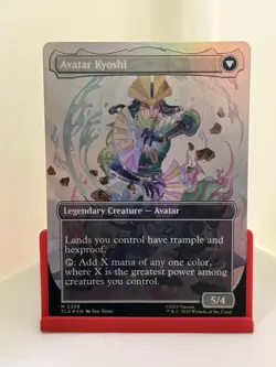 The Legend Of Kyoshi Borderless FOIL MTG Avatar Last Airbender Unplayed/NM - Image 1