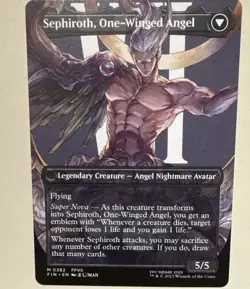 Sephiroth, Fabled SOLDIER (0382) (Borderless) Final Fantasy Mythic Rare - Image 2