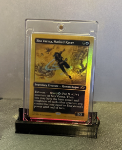MTG Sita Varma, Masked Racer (First-Place Foil) - Aetherdrift (DFT) #493 MTG - Image 1