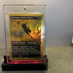 MTG Sita Varma, Masked Racer (First-Place Foil) - Aetherdrift (DFT) #493 MTG - Image 5