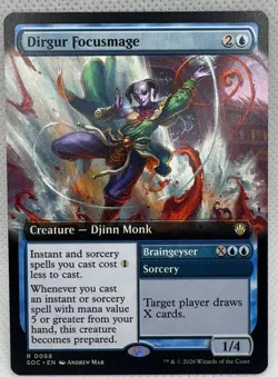 Dirgur Focusmage Extended Art 68 Commander: Secrets of Strixhaven REGULAR Ext... - Image 1