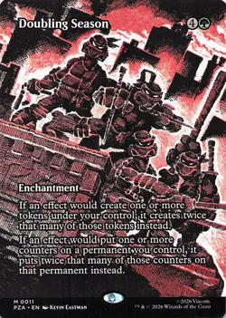 Doubling Season (Borderless) Teenage Mutant Ninja Turtles PZA Regular - Image 1