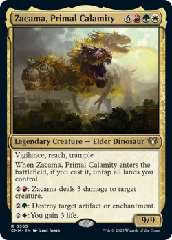 Zacama, Primal Calamity [Commander Masters] Magic MTG - Image 1