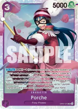 Porche [OP07 - OP07-072] - NM [Foil] TCG One Piece - Image 1