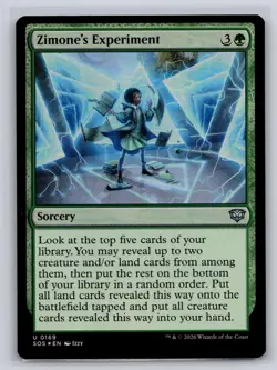 Zimone's Experiment 169 Secrets of Strixhaven Magic: The Gathering Foil NM - Image 1