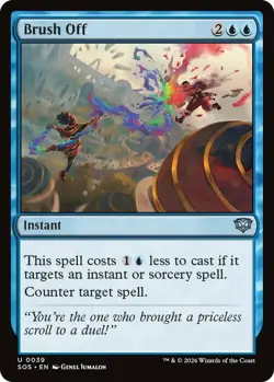 Brush Off - Secrets of Strixhaven #39 MTG Magic The Gathering - Image 1