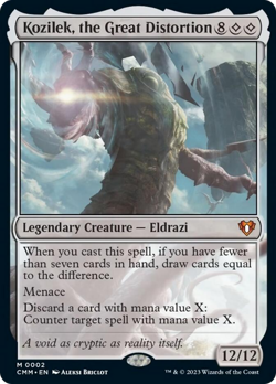 Kozilek, the Great Distortion [Commander Masters] Magic MTG - Image 1