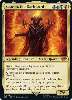 Sauron, the Dark Lord [The Lord of the Rings: Tales of Middle-Earth] Magic MTG - Image 1
