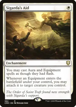 Sigarda's Aid [Commander Legends Commander Deck] Magic MTG - Image 1
