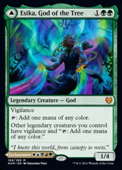 Esika, God of the Tree // The Prismatic Bridge [Kaldheim] Magic MTG - Image 1
